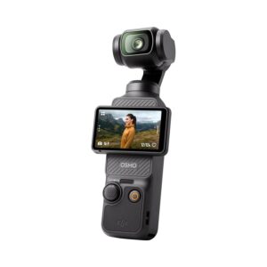 DJI Osmo Pocket 3, Vlogging Camera with 1'' CMOS & 4K/120fps Video, 3-Axis Stabilization, Fast Focusing, Face/Object Tracking, 2" Rotatable Touchscreen, Small Video Camera for Photography, YouTube | 3-Axis Stabilization, Fast Focusing, Spotlight Follow, 2" Rotatable Touchscreen, Small Video Camera for Photography, Youtube